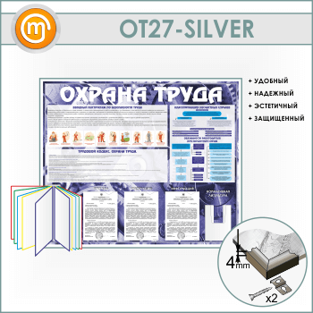 ����� ������� ����� � ���������� ��������, 3 �������� � 1 �������� �������� (OT-27-SILVER)