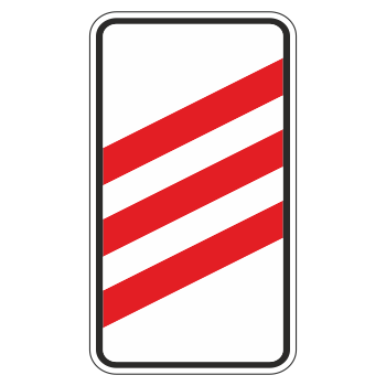 Дорожный знак 1.4.1 «Приближение к железнодорожному переезду» (металл 0,8 мм, III типоразмер: 450х900 мм, С/О пленка: тип А инженерная)